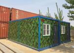 European Style Modular Prefab Container House For Accommodation , Quick Assembly