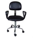Workshop Adjustable PU Leather ESD Safe Chairs For Laboratories