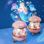 2022 Christmas Gift Dream Rolling Huts Projector Lamp With Wireless Speaker 360