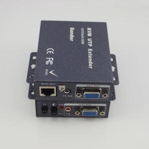 Wholesale USB 1.4V Fiber Optic KVM Extender 120m IR Function 1080P Over RJ45 Cat5E / Cat6 Cable from china suppliers