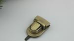 GZ Professional Custom Nickel Color Metal Push Lock For Handbags