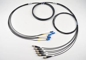 Wholesale Mini Armored Fiber Optical Patch Cord LC to FC Lightweight Plenum Jacket from china suppliers