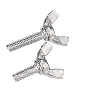 Wholesale Industry Customized Size Metal Wing Screw with ISO9001 Certification and Stainless Steel Material from china suppliers
