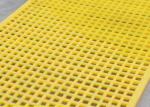 30mm thickness horizontal vibrating pu screen mesh with yellow color