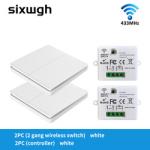 No Battery Wireless Kinetic Switch Rocker Push Button Self Powered Light Switch