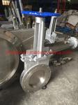 DN600 4Bar Gum Rubber WCB Bi Directional Knife Gate Valve