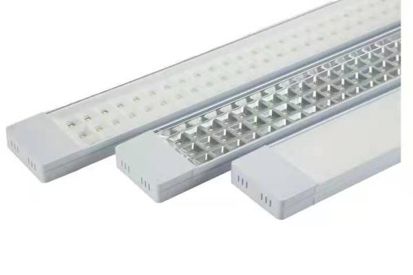 Dimmable LED Linear Batten Lights with 80-83/95-98 CRI, Milky Cover, Isolated