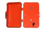 Hand - Free Industrial Weatherproof Telephone , Red GSM Waterproof Emergency