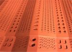 Perforated Sheet Windbreak Fence Panels , Industrial Wind Proof Fence