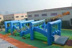 Wholesale 20m PVC Inflatables Obstacle Course , Inflatable Wrecking Ball For Team from china suppliers