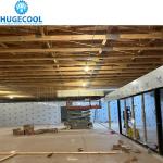walk-in freezer room for seafood fish meat chicken beef storage with copeland