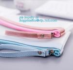 Translucent Zipper Lock TPU Pencil Bag / Pencil Case, vinyl TPU pencil case bag
