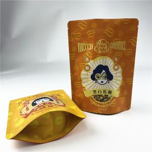Wholesale Printed Snack Protein Bar Popcorn Mylar Ziplock Bags Plastic Food Package 250g from china suppliers