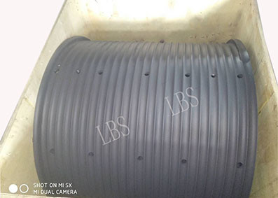 Split Type Sleeve LBS Grooved Drum Cable Winch Drum OEM ODM Service