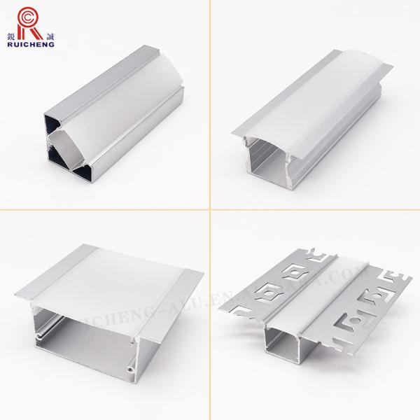 6000 Series T3 - T8 Aluminium LED Strip Light Profile Anodized / Polished /
