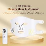 4 Colors Led Red Light Therapy Mask With Silicone And Intelligent Controller For