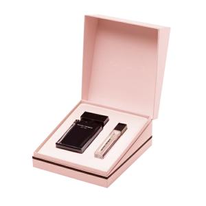 Wholesale Pink Black Perfume Boxes For Custom Gift Set With Magnetic Lids And Ribbon from china suppliers