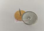 0.105" Dia Capacitor Discharge Cuphead Pins & Paper Washer For Securing