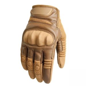 Wholesale One Finger Military Tactical Leather Motorcycle Gloves Nylon For Outdoor Climbing from china suppliers