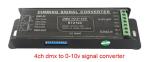 DMX To 0 - 10V PWM Signal Converter Full Protective Aluminum Housing Available