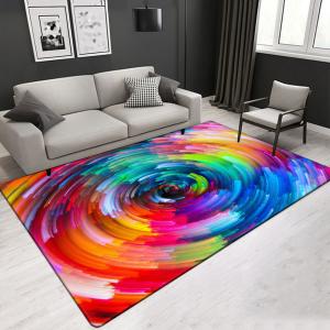 Wholesale 3D Printed OEM Service Living Room Carpet Area Rugs Customized Size and Thickness from china suppliers