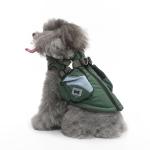 Winter Pet Jacket Dog Clothes Traction Zipper Pattern Stay Warm
