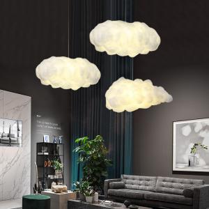 Wholesale Geovancy Lampadario Polymer E27 Modern Cloud Chandelier Light from china suppliers
