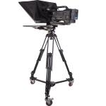 22 Inch Speech Broadcasting Studio Teleprompter with Caster Tripod by TYSTVideo