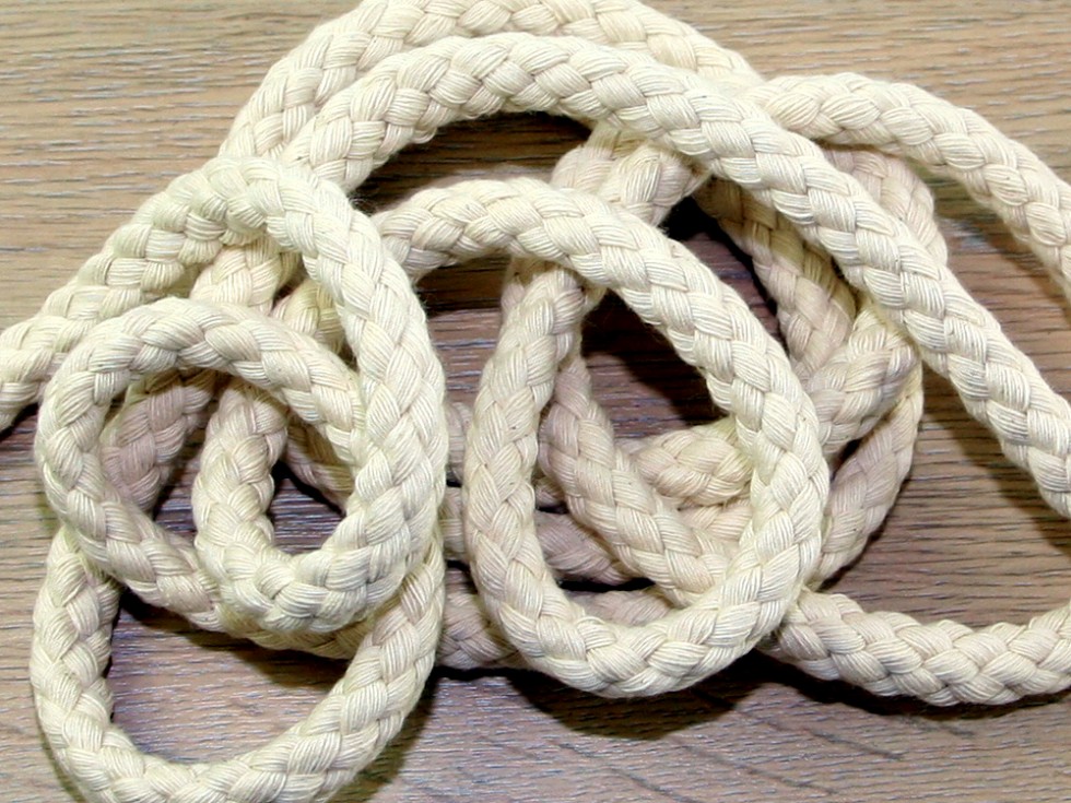 YILIYUAN 2021 Shandong Exit 6mm 8 mm flat hollow nude cotton halyard rope Specifications 4-36mm