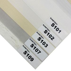 Wholesale Roll Up Custom Windows Dual Roller Zebra Rainbow Blinds Kind Of Shades Fabric from china suppliers