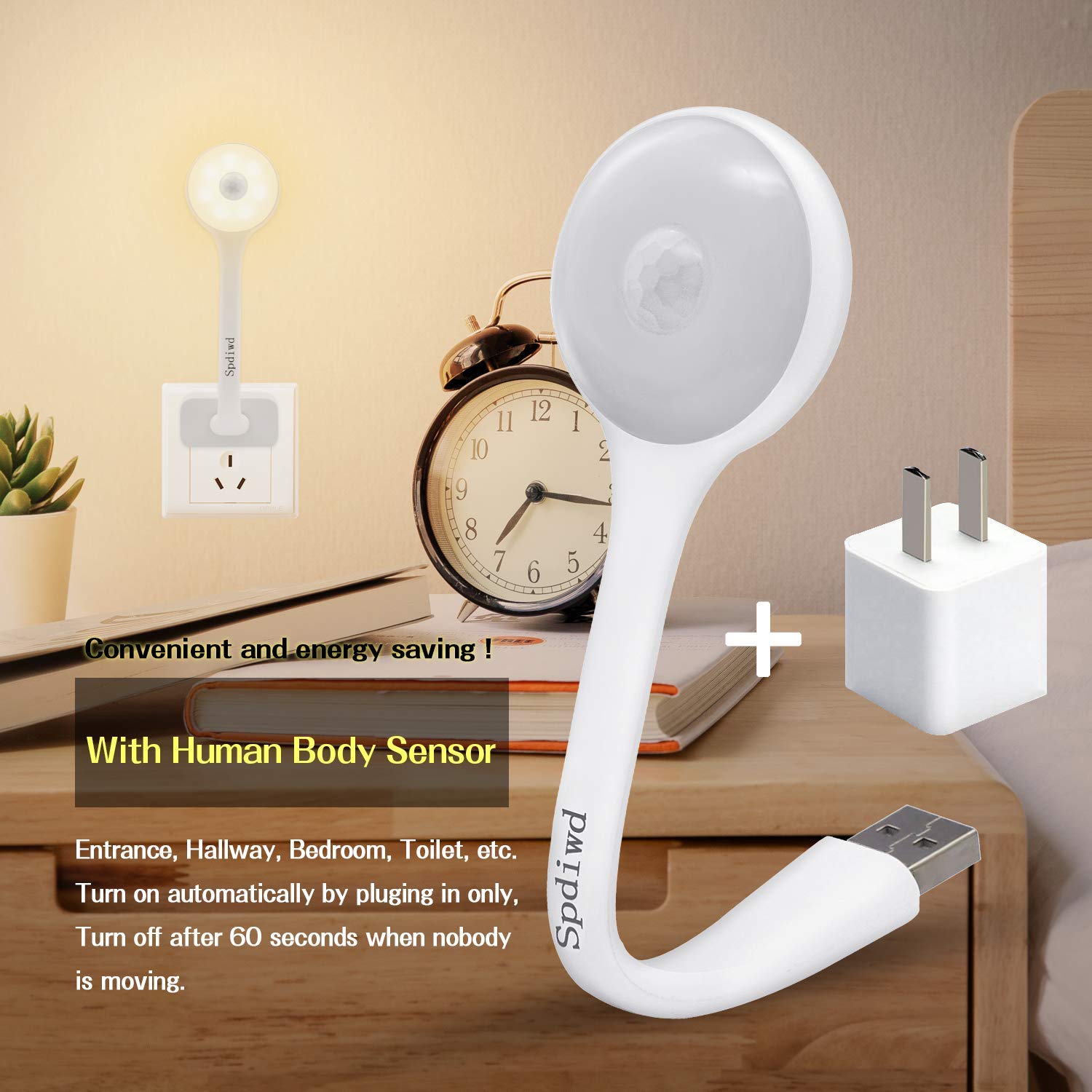 USB sensor night light