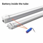 4000V Electric Impulse LED Emergency Tube Light with Milky and Clear Cover AC85