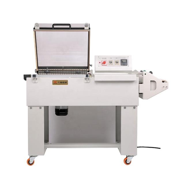 Film Packaging Type Stainless Steel Continuous L Type Seal Cut Shrink Tunnel