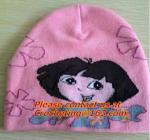 Woven cotton ball knitted cap,custom pom pom knitted beanie ,winter knit cap