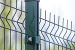 Peach Post Green Welded Mesh Fencing Galvanized Curvy 6 Ft