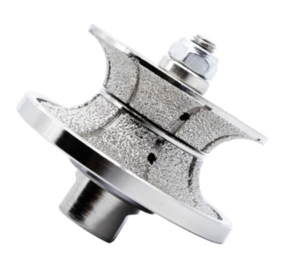 Stable Performance Abrasive Pad Vacuum Brazed Edge Profile Wheel Diamond Router