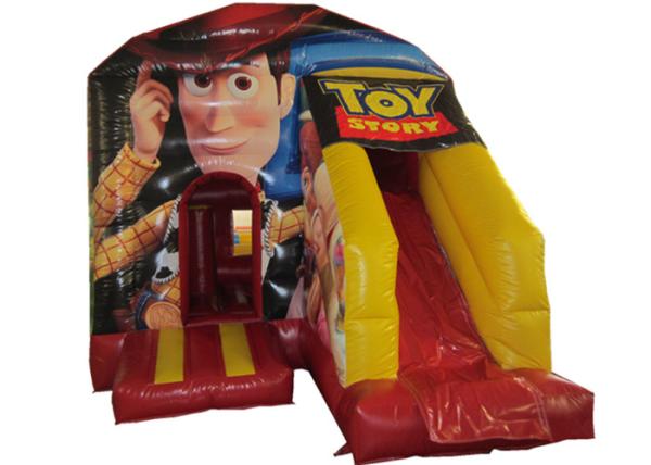 Toy story themed inflatable combo disney woody inflatable small combo for