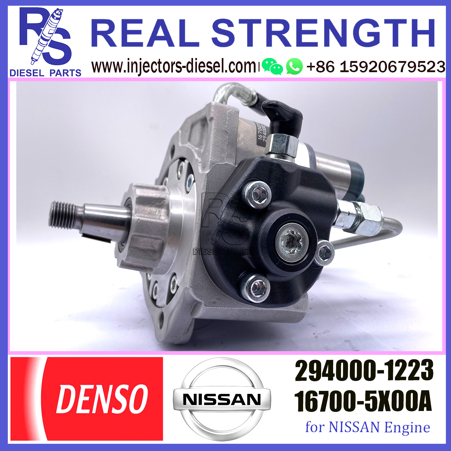 Diesel HP3 Fuel Injection Pump 294000-1223 16700-5X00D For NISSAN PICK UP YD2K3