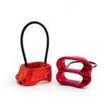 Galvanized High Rise Descender for Rapid Descent Climbing Gear and ATC