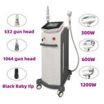 DPL hair removal picosecond q switched laser multifunctional two Handle 3