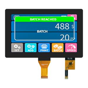 Wholesale IPS 7 Inch Capacitive Touch Screen 350nits 7 Inch LCD Touch Display High Sensitivity from china suppliers
