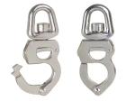 Trigger Release Stainless Steel 316 Snap Shackles with swivel Eye