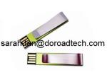 Hot Metal Bookmark Clip USB 2.0 Memory Sticks, Real Capacity