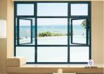 Double Glazed Aluminum Casement Windows With Good Air Tightness And Water
