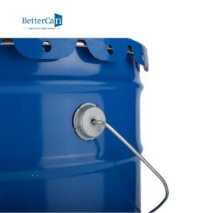 Wholesale Durable Painted Tin Buckets , Blue Empty Metal Pail With Lock Ring from china suppliers