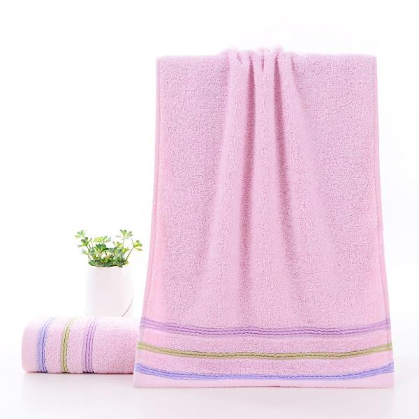 Comfortable Woven Combed Cotton Water Pattern Hotel Towels for Soft and Eco
