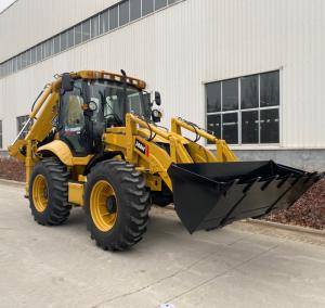 Wholesale 10.6Ton 4CX Backhoe Loader:SHANMON388H Sturdy And Flexible Earth Moving Equipment from china suppliers