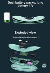 Electric Waist Massager with 5 Intensity Levels and Remote Control for Pain
