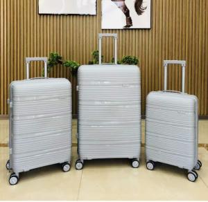 Wholesale Factory Customized High Quality 4 Wheels High Capacity Lightweight PP Luggage Set from china suppliers