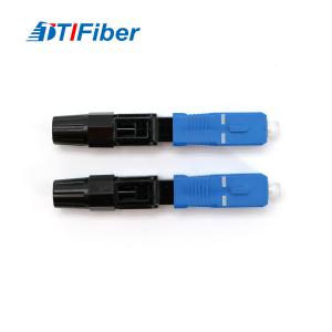 China Fiber Optic Fast Connector SC UPC For FTTH Drop Cable Field Termination on sale